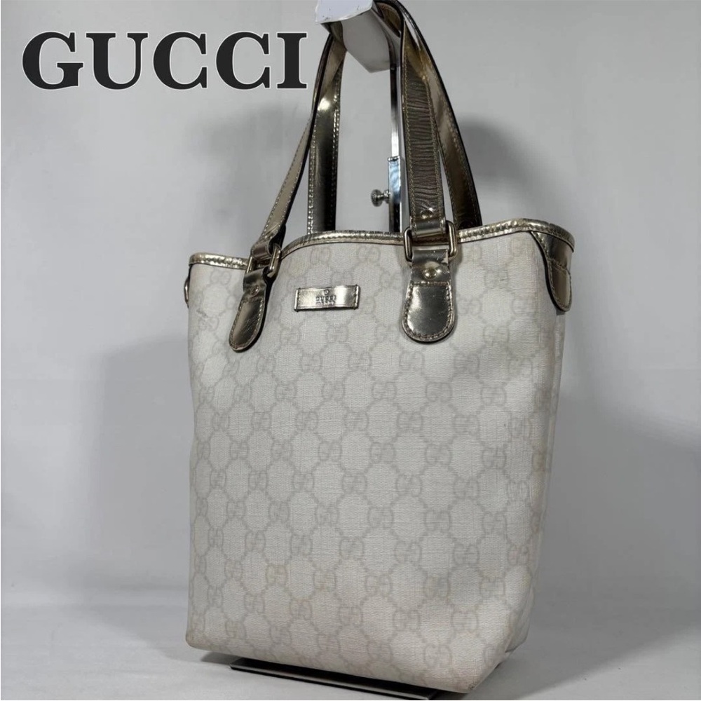 Gucci White and Silver Women's Bag - Picture 1 of 16